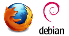 Immagine introduttiva Firefox con Debian